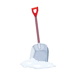 Schneeschaufel Winterdienst